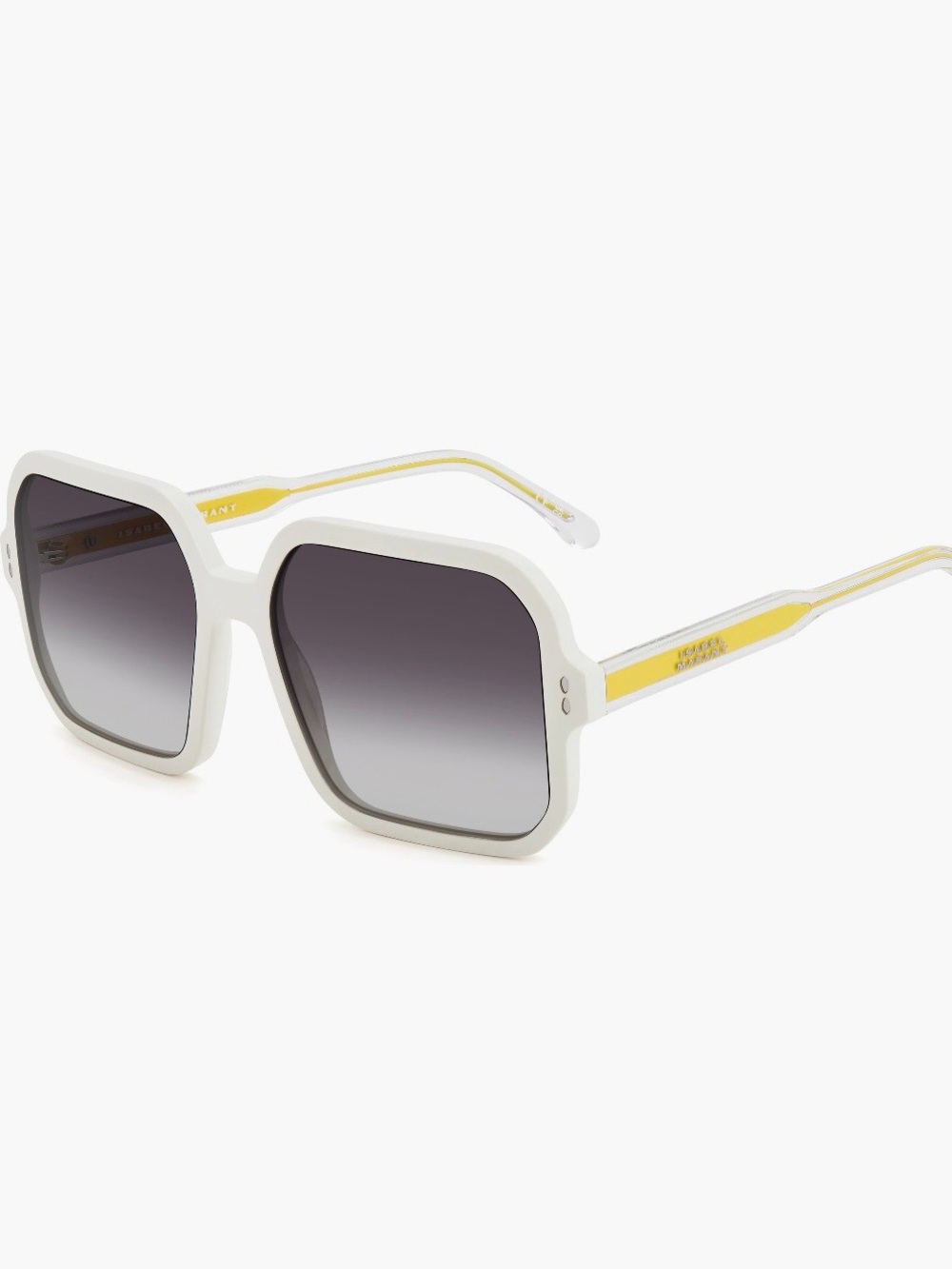Isabel Marant NWT/CASE White Square 57MM Gradient Women's Sunglasses. Beautiful